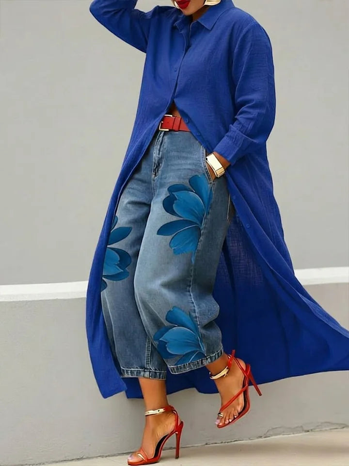 Elodie | Floral Embroidered Co-ord Set