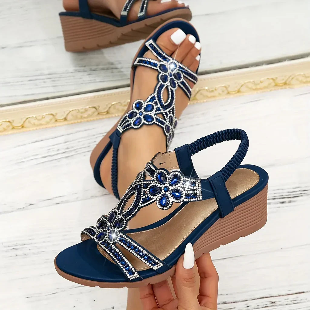 Tessa | Elegant Orthopaedic Wedge Sandals
