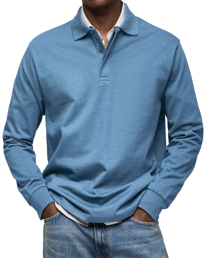 Wilton | Classic Long Sleeve Polo Shirt