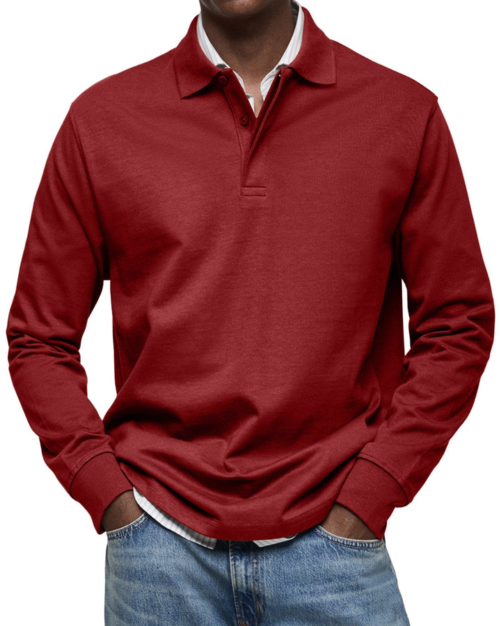 Wilton | Classic Long Sleeve Polo Shirt