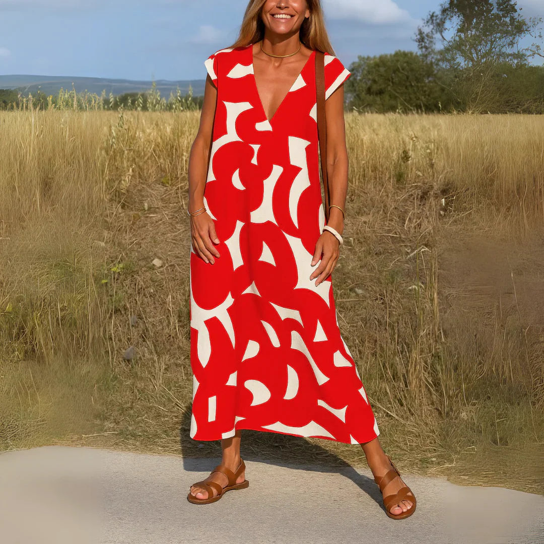 Lucy | Cutwork Detail Maxi Dress