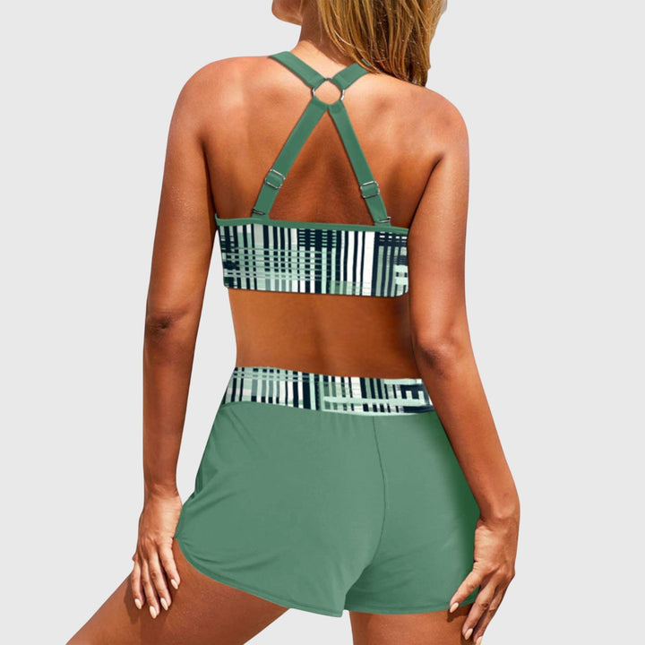 Harper | High-Waisted Ribbed Bikini Set