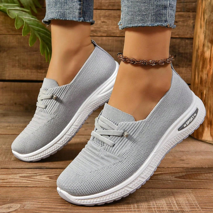 Breathable Slip On Walking Sneakers with Cushioned Support