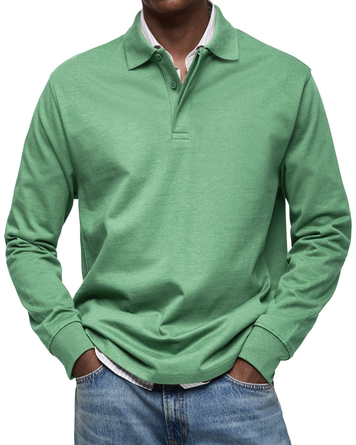Wilton | Classic Long Sleeve Polo Shirt