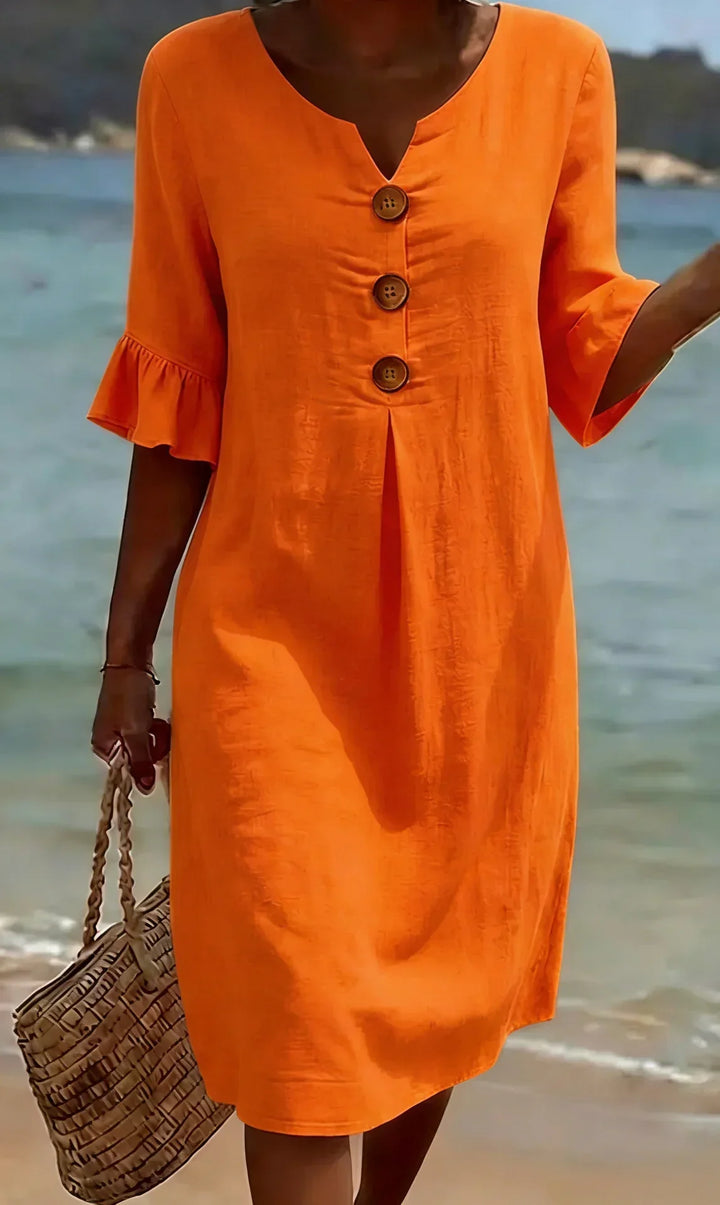 Bella | Textured Long Sleeve Dress