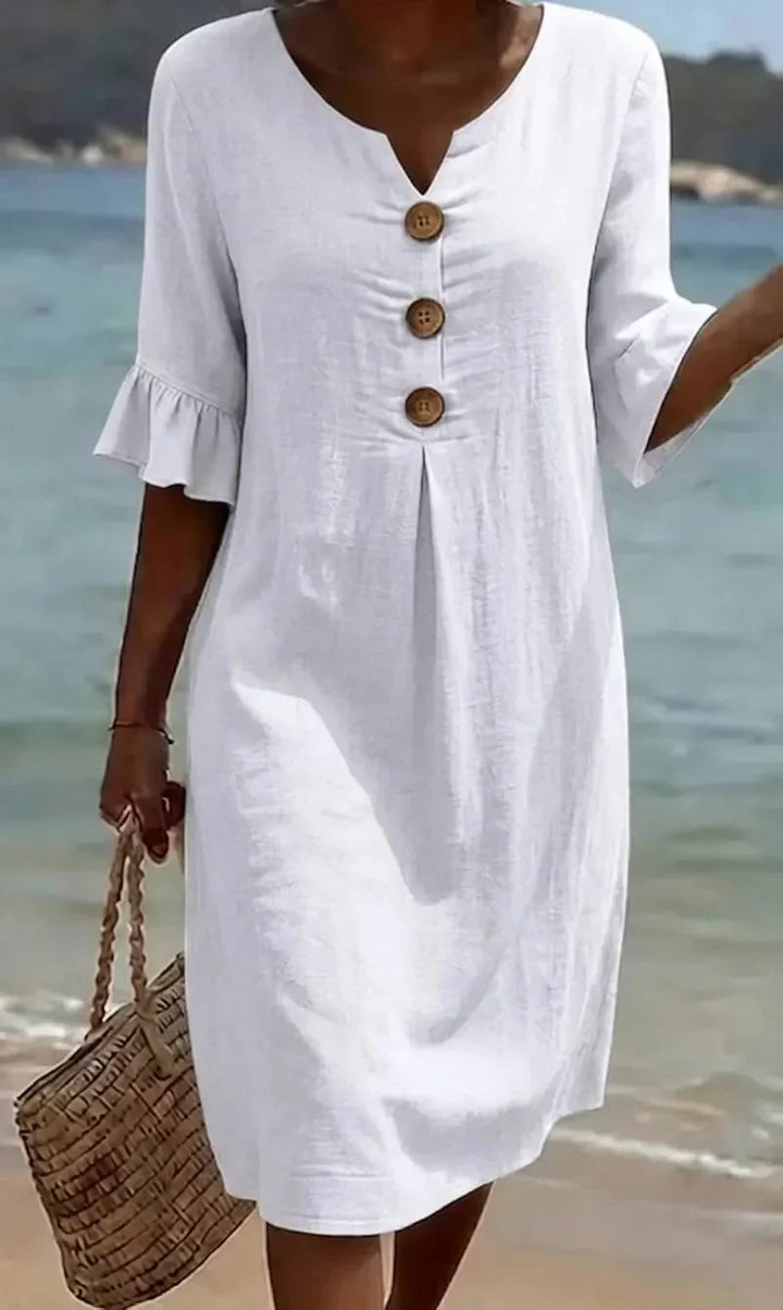 Bella | Textured Long Sleeve Dress