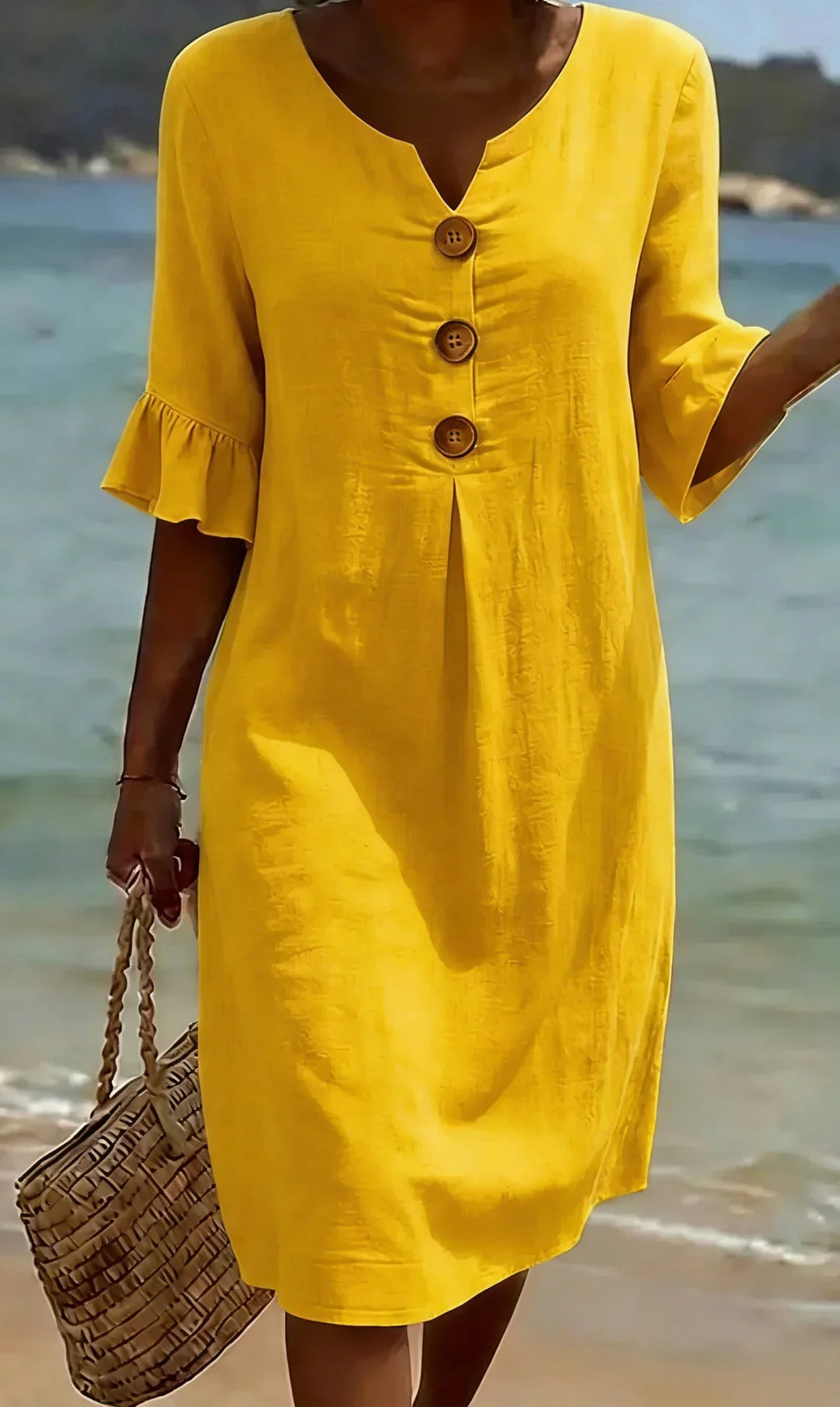 Bella | Textured Long Sleeve Dress