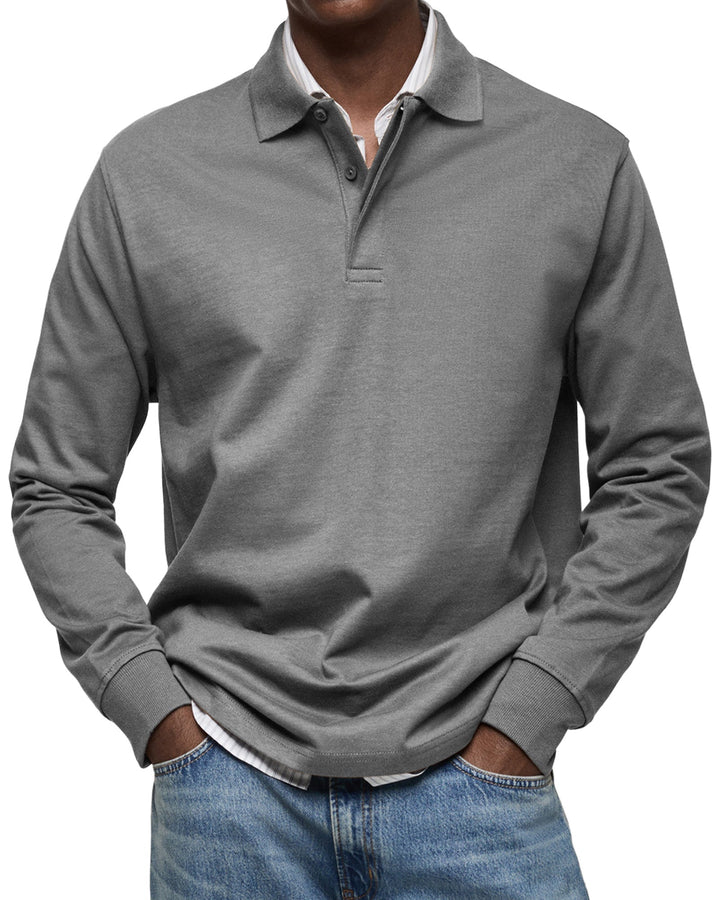 Wilton | Classic Long Sleeve Polo Shirt