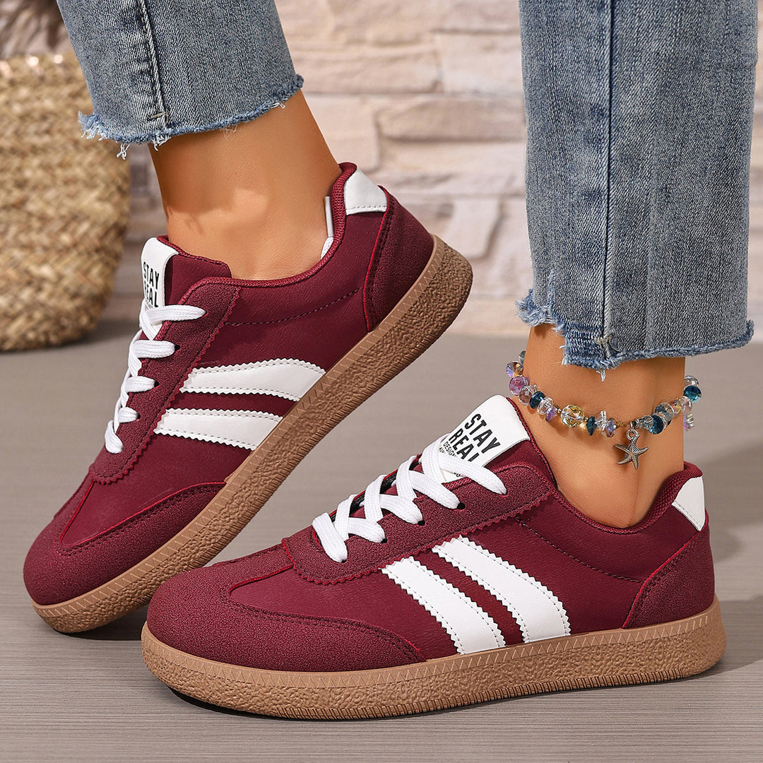 Mila | Casual Lace-Up Comfort Trainers