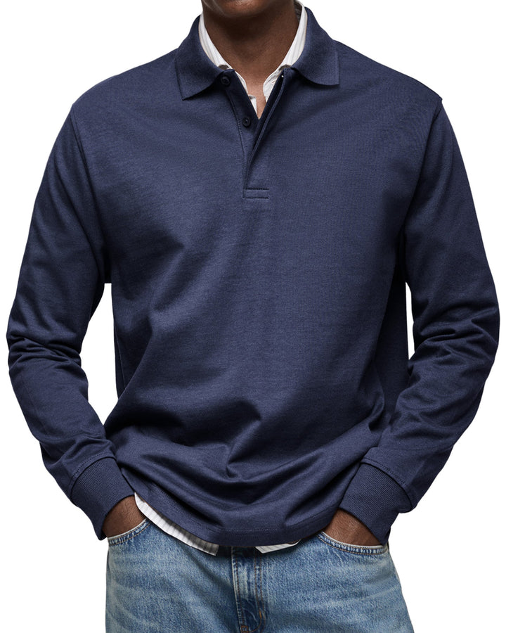 Wilton | Classic Long Sleeve Polo Shirt