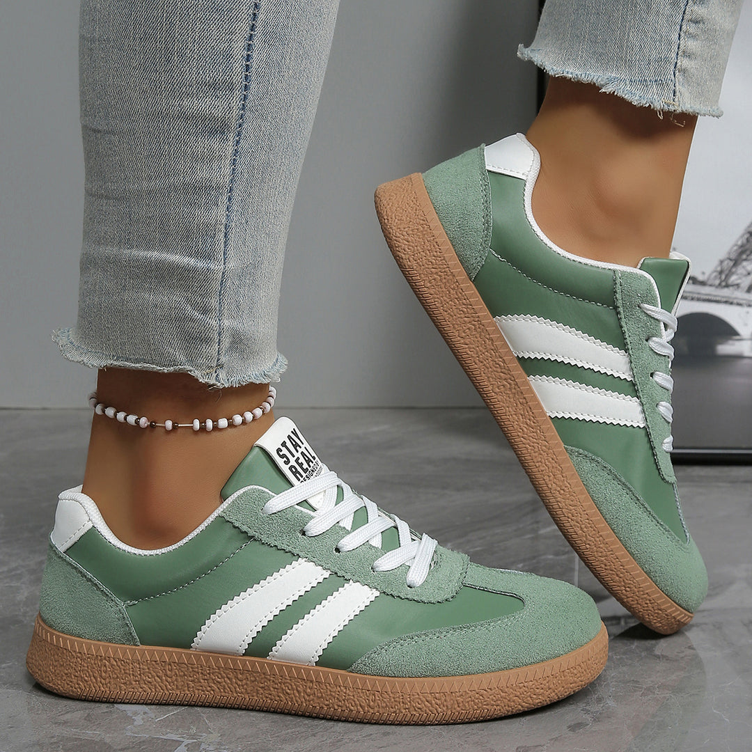 Mila | Casual Lace-Up Comfort Trainers