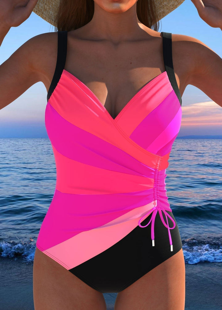 Eloria | Elegant Color-Print Swimsuit