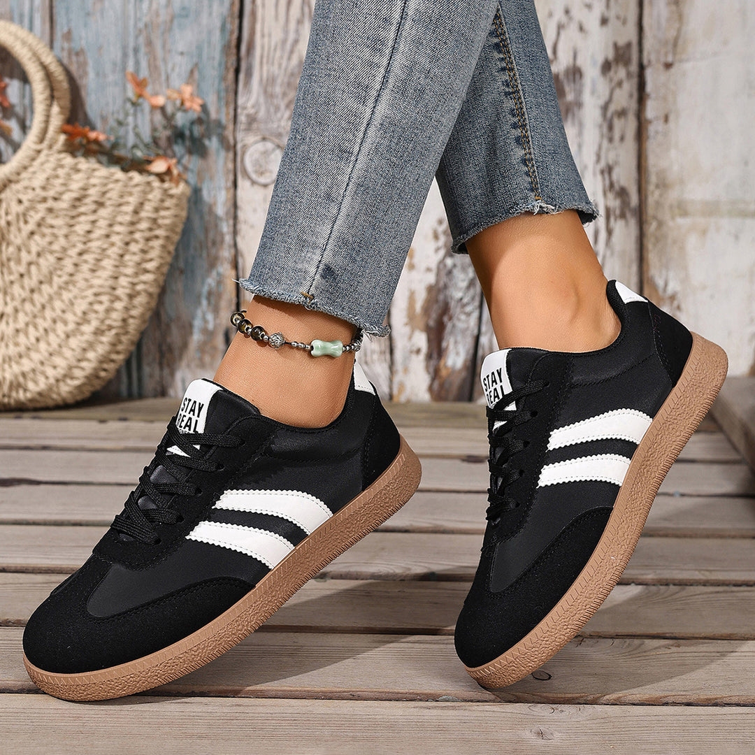 Mila | Casual Lace-Up Comfort Trainers