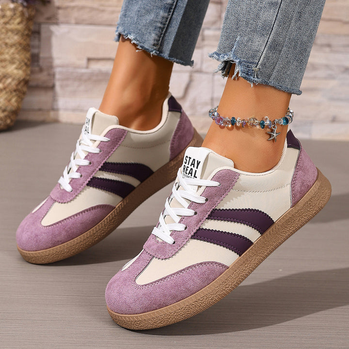 Mila | Casual Lace-Up Comfort Trainers