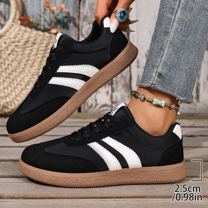 Mila | Casual Lace-Up Comfort Trainers