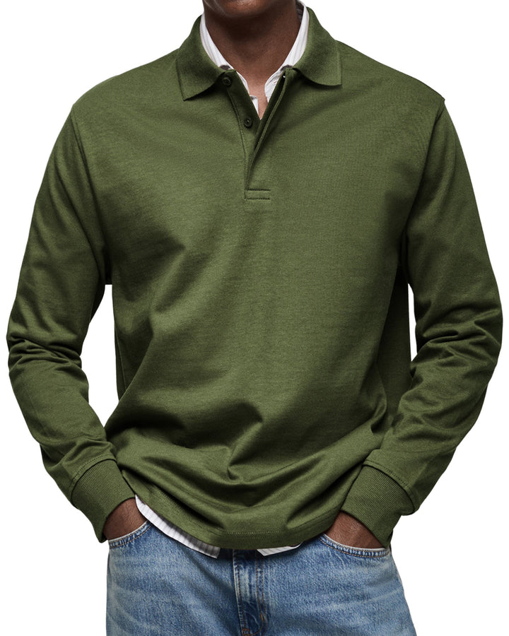 Wilton | Classic Long Sleeve Polo Shirt