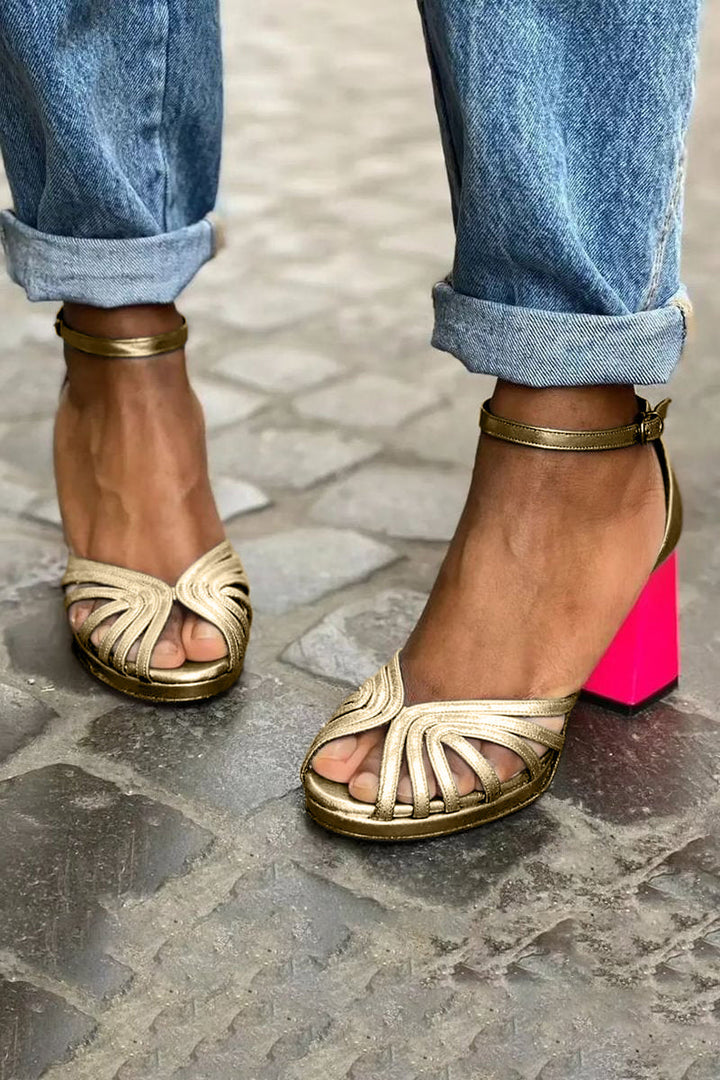 Elvara | Classic Ankle Strap Sandals