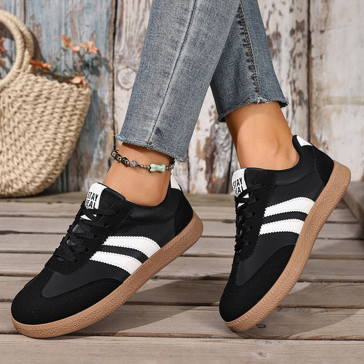 Mila | Casual Lace-Up Comfort Trainers