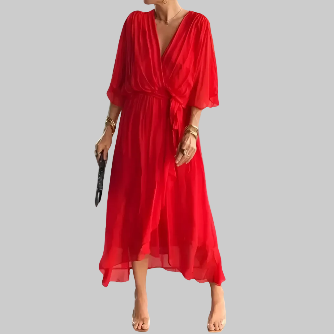 Pauline | Elegant Chiffon Dress