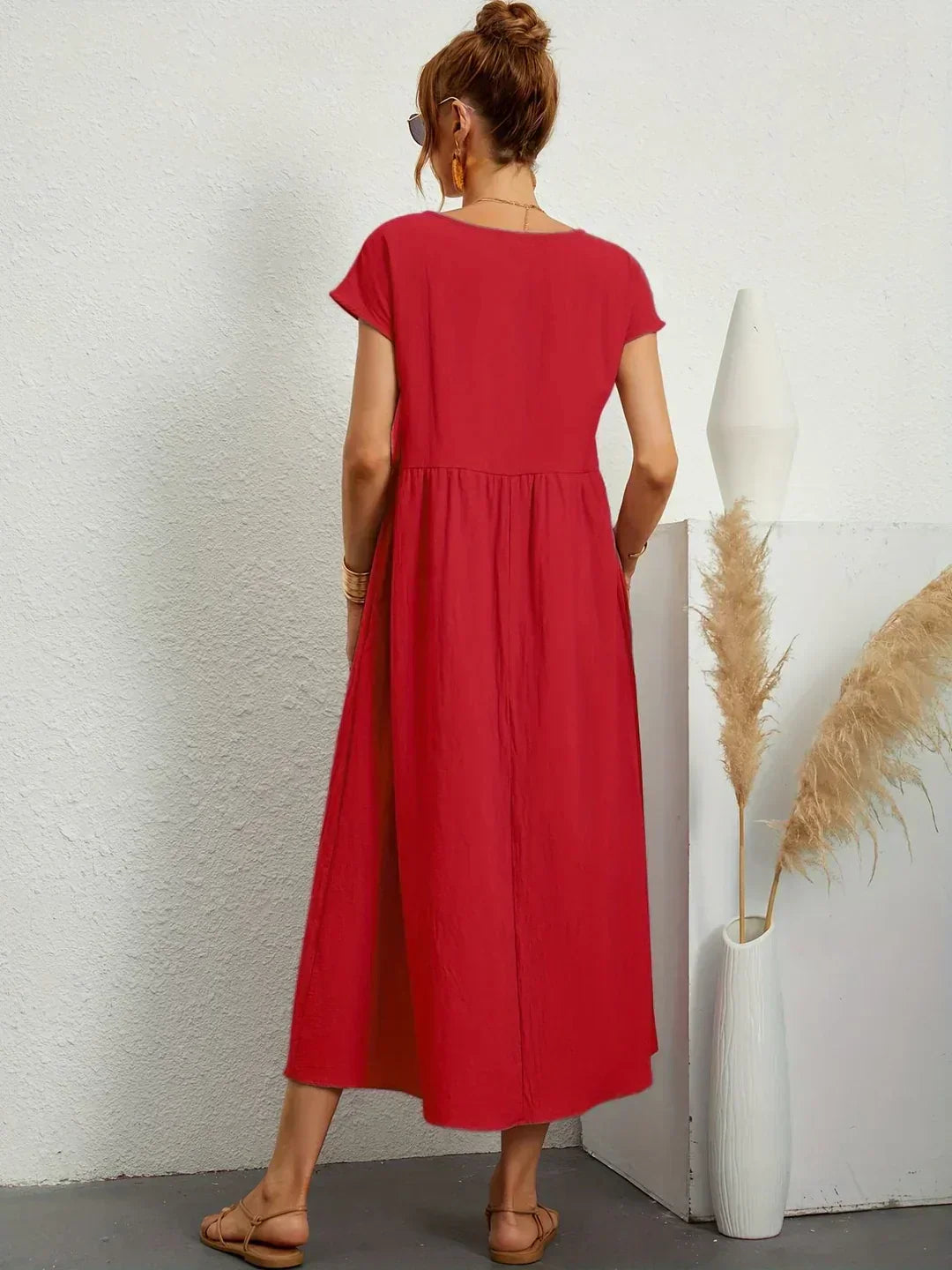 Lily | Fluid Midi Dress