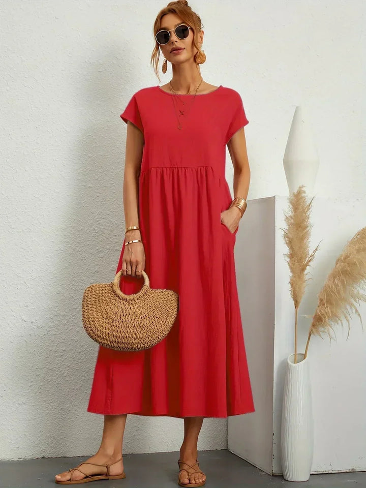 Lily | Fluid Midi Dress