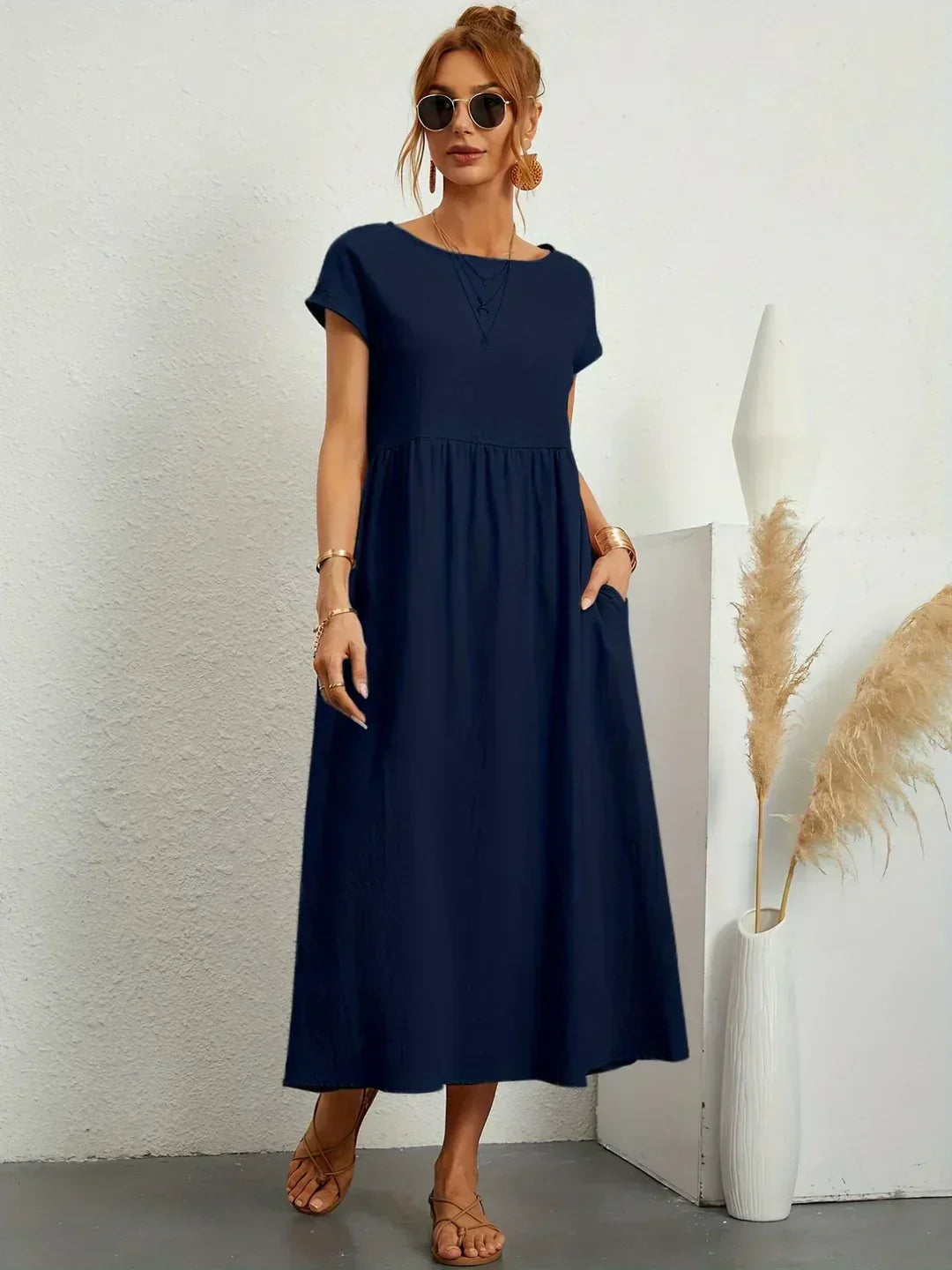 Lily | Fluid Midi Dress