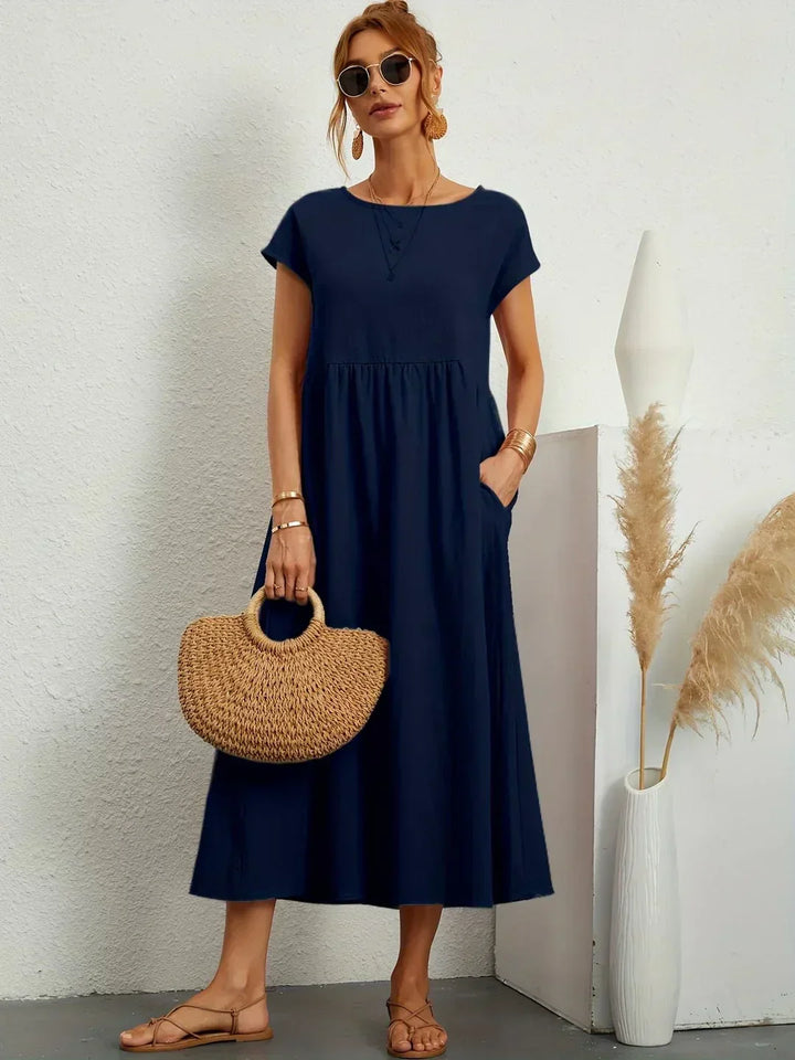 Lily | Fluid Midi Dress