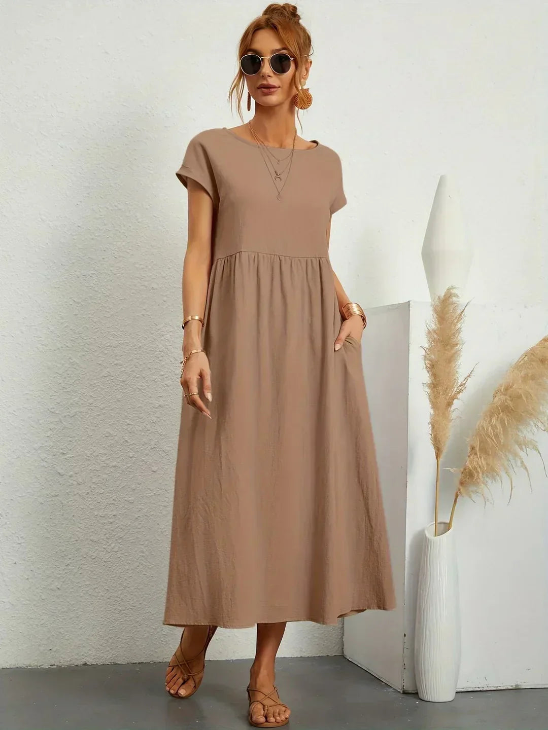 Lily | Fluid Midi Dress