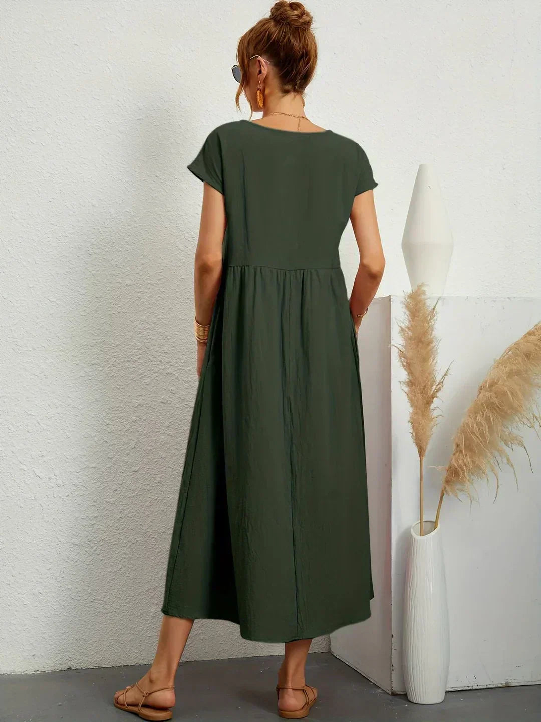 Lily | Fluid Midi Dress