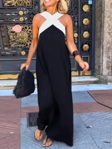 Solvie | Crossover Neckline Summer Dress