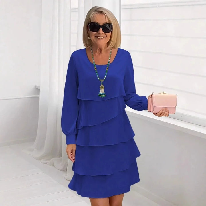 Charlotte | Elegant Flowing Ruffle Dress