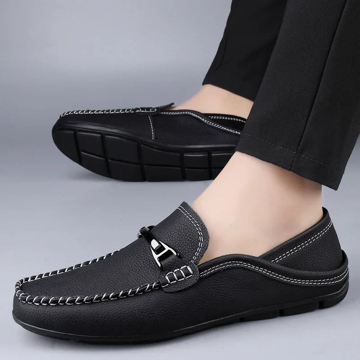 Valerio | Classic Leather Comfort Loafers