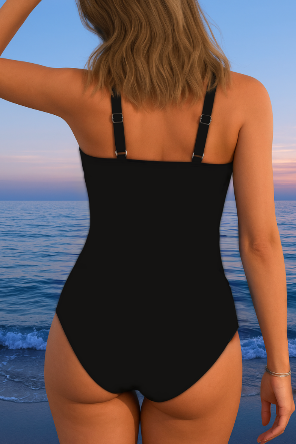 Eloria | Elegant Color-Print Swimsuit