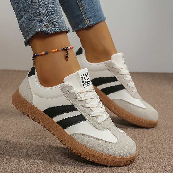 Mila | Casual Lace-Up Comfort Trainers
