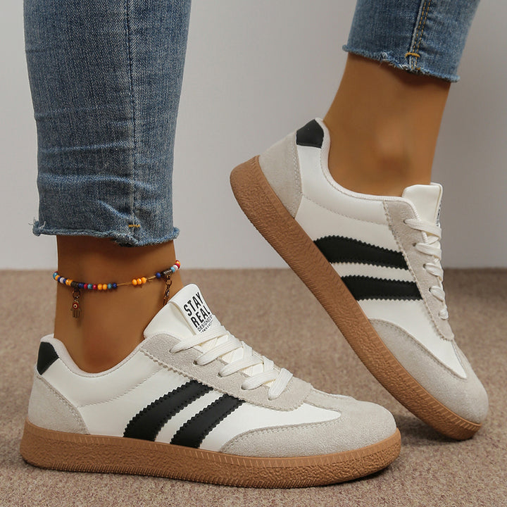 Mila | Casual Lace-Up Comfort Trainers