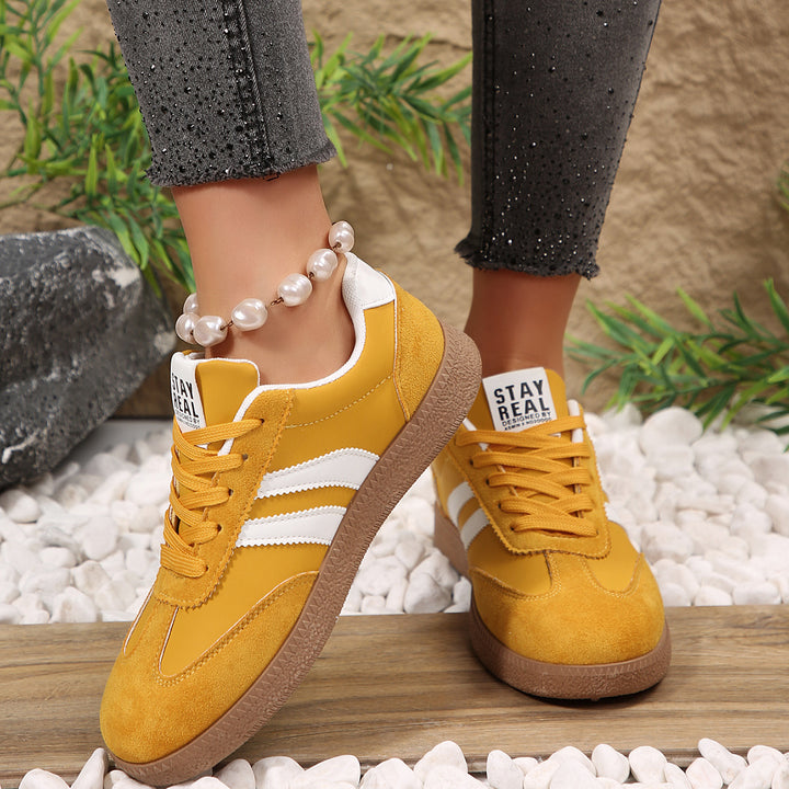 Mila | Casual Lace-Up Comfort Trainers