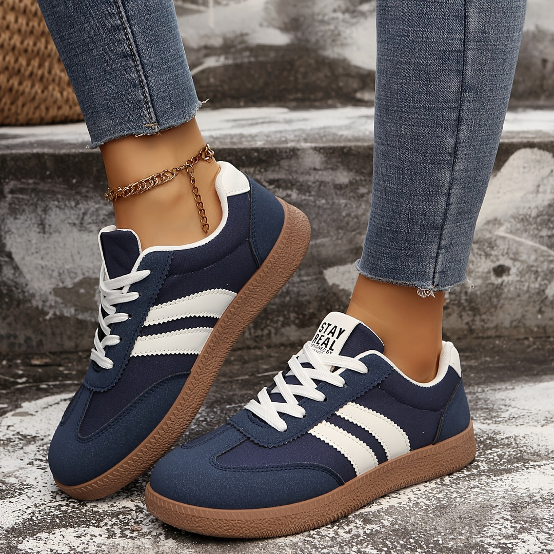 Mila | Casual Lace-Up Comfort Trainers