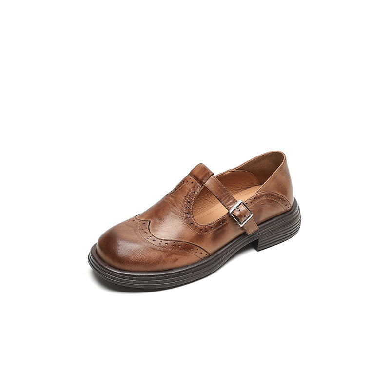 Elowen | Classic Leather Mary Jane Shoes