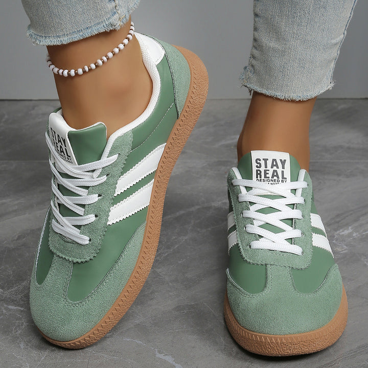 Mila | Casual Lace-Up Comfort Trainers