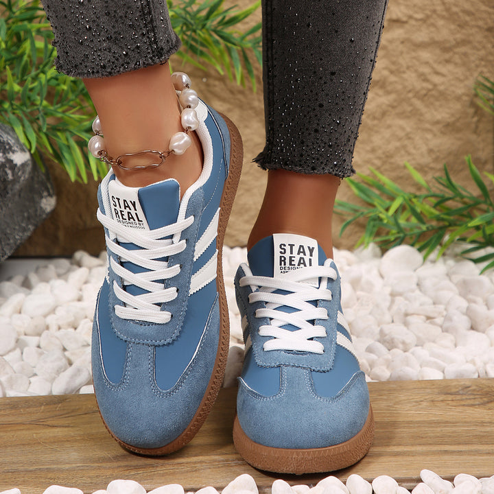 Mila | Casual Lace-Up Comfort Trainers