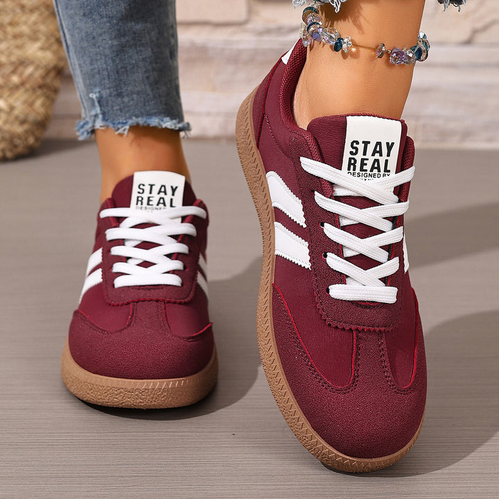 Mila | Casual Lace-Up Comfort Trainers