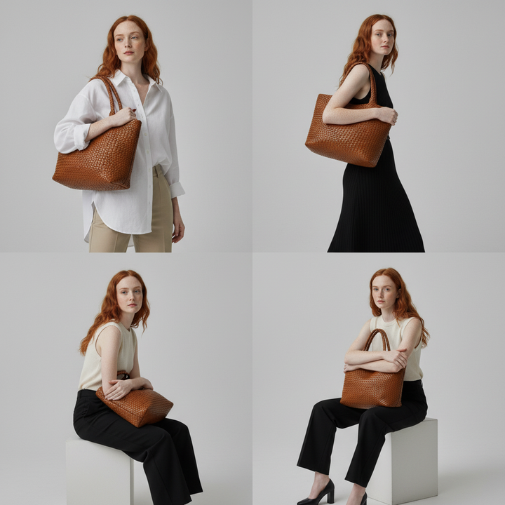 Harlow | Handcrafted Leather Tote Bag