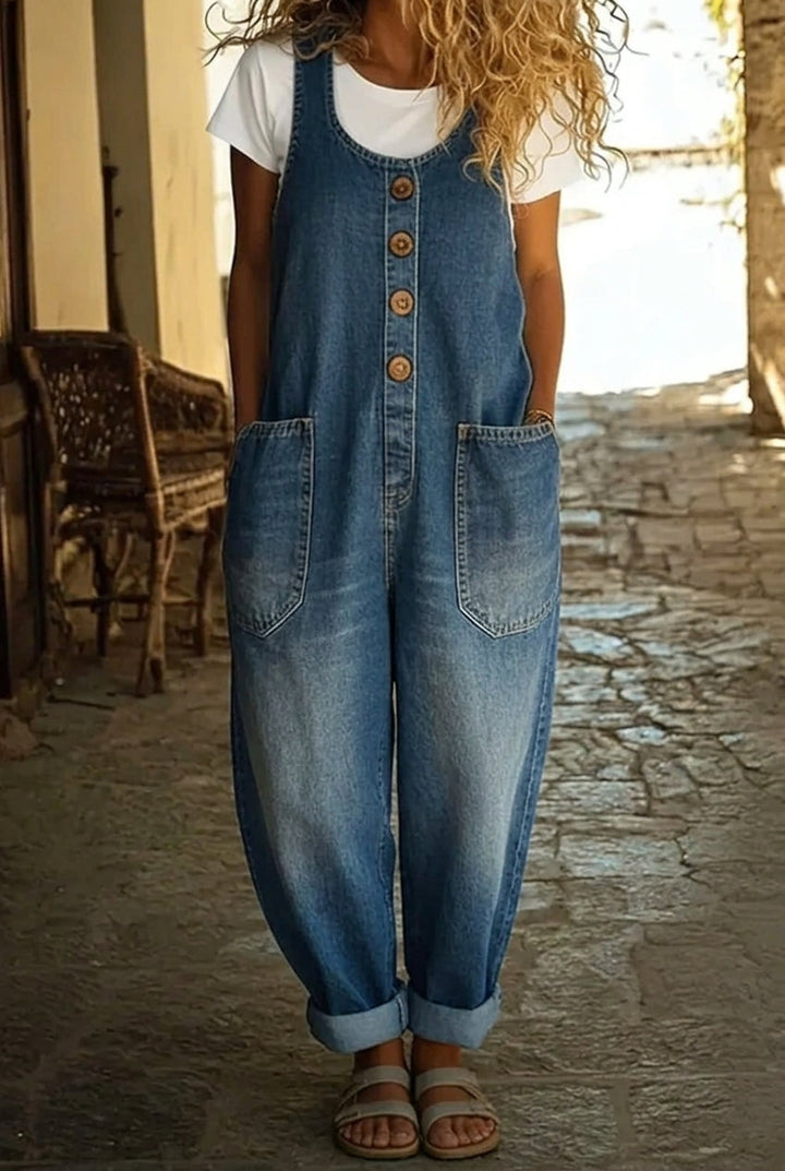 Sailor | Vintage Washed Denim Overalls