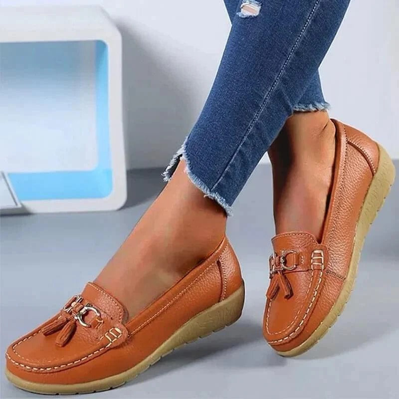 Velmora | Supportive Leather Comfort Loafers