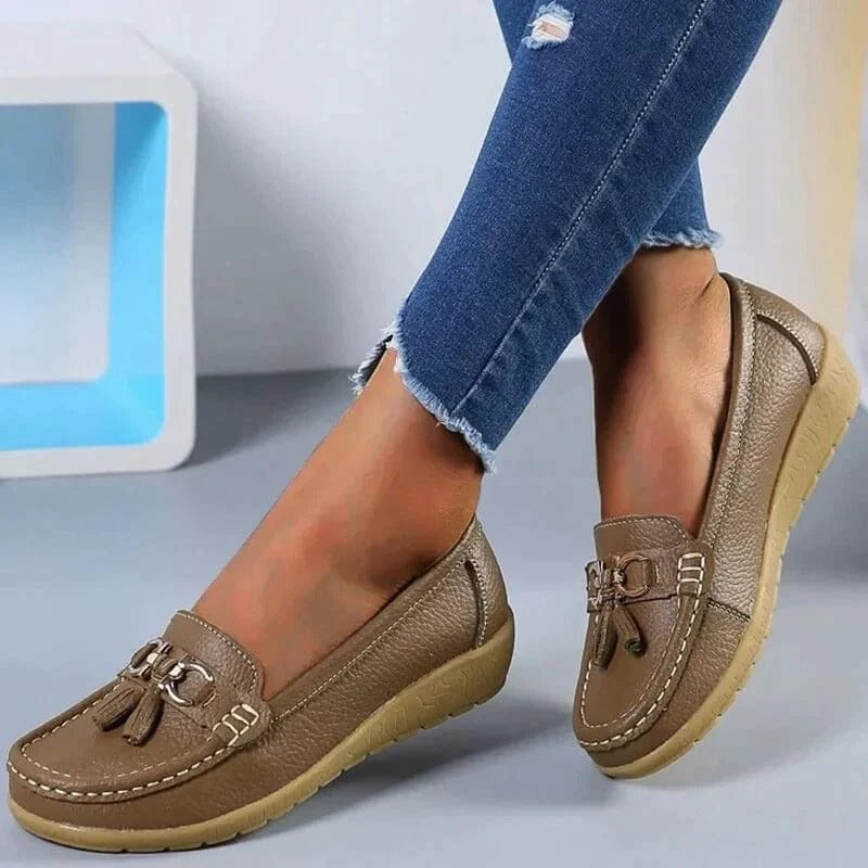 Velmora | Supportive Leather Comfort Loafers
