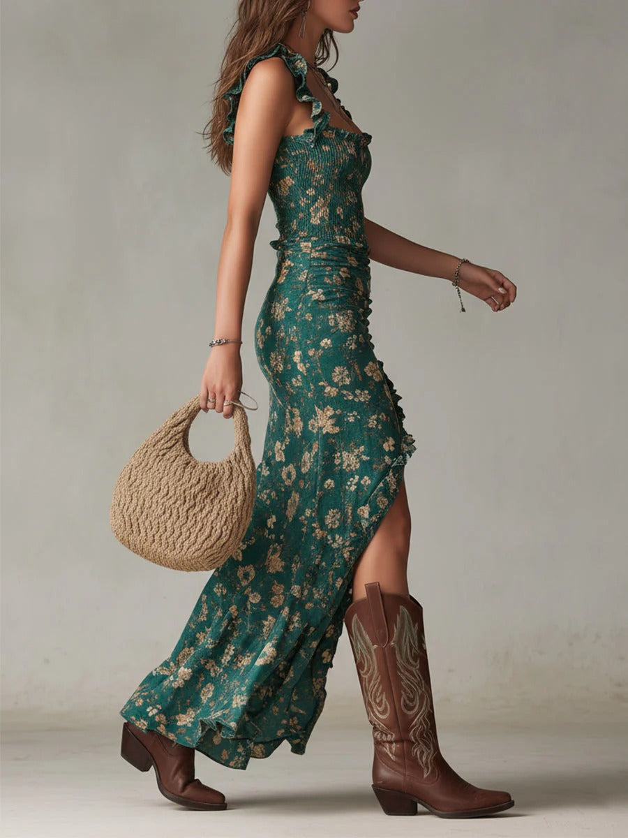 Selene | Bohemian Maxi Dress