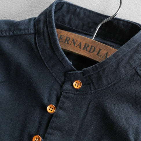 Kazuto | Japanese-Inspired Linen Cotton Shirt