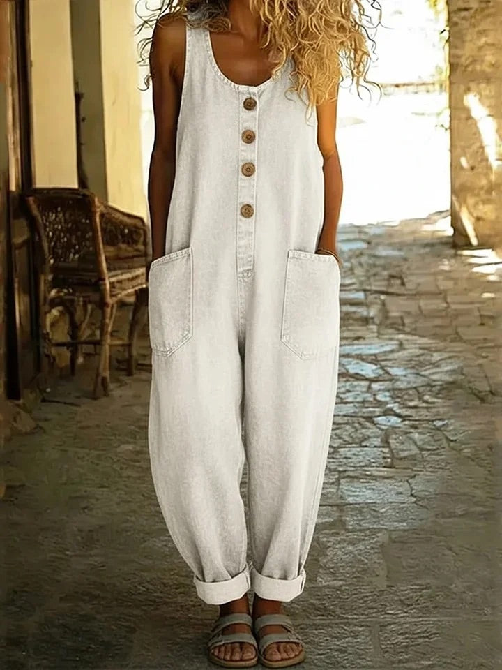 Sailor | Vintage Washed Denim Overalls