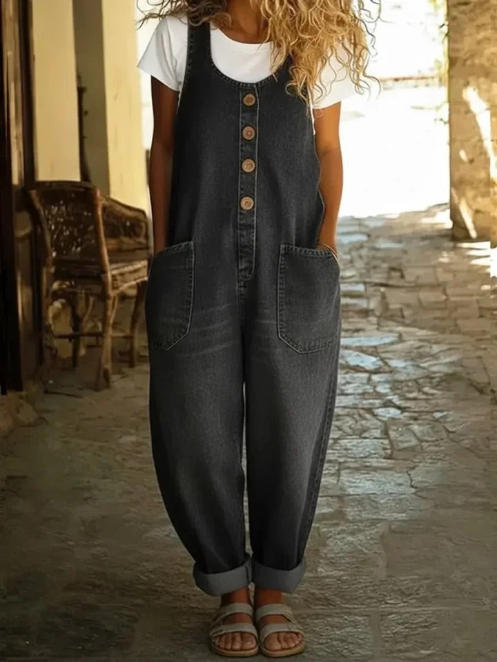 Sailor | Vintage Washed Denim Overalls