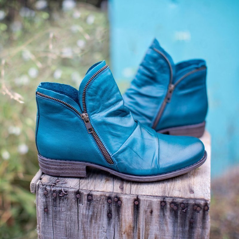 Michaela | Autumn Leather Ankle Boots